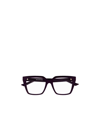 Balenciaga Square-frame Glasses In Black