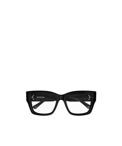 Balenciaga Square-frame Glasses In Black