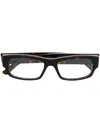 Balenciaga Square-frame Glasses In Braun