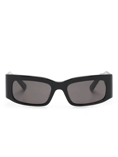 Balenciaga Square-frame Sunglasses In 黑色