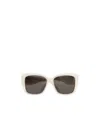 Balenciaga Square Frame Sunglasses Dark Lenses In Neutral