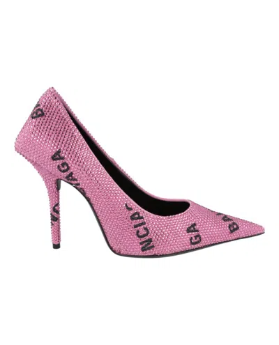 BALENCIAGA BALENCIAGA SQUARE KNIFE EMBELLISHED PUMPS