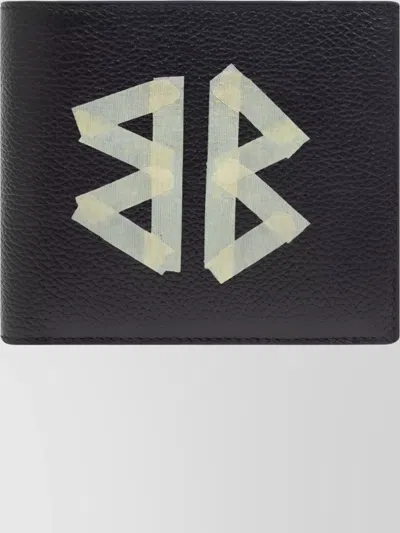 Balenciaga Square Leather Wallet Textured Surface