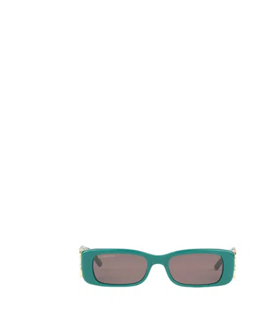 Balenciaga Square Plastic Spectacle Frame In Gray