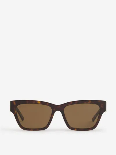 Balenciaga Square Sunglasses In Dark Brown