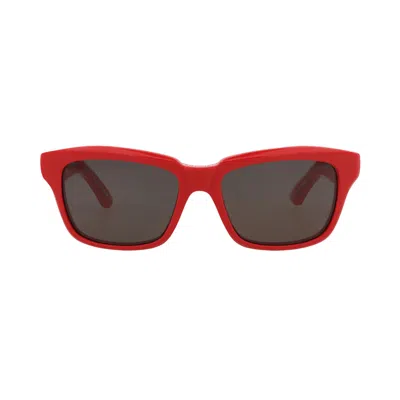 Pre-owned Balenciaga Square Sunglasses 'red/grey' | Men's Size Onesize