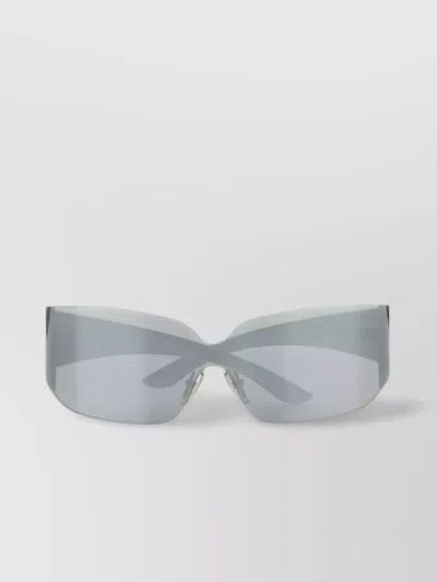 Balenciaga Square Sunglasses With Tinted Lenses And Wraparound Design