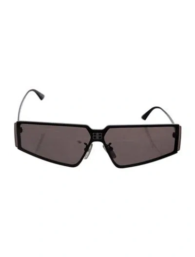 Pre-owned Balenciaga Square Tinted Sunglasses In Black