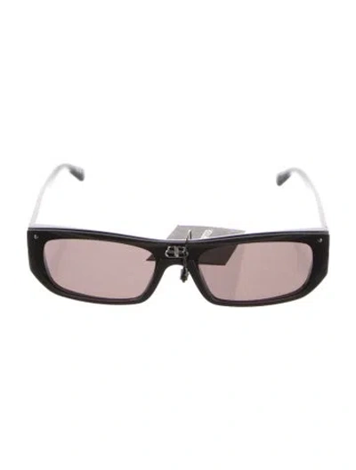 Pre-owned Balenciaga Square Tinted Sunglasses In Black