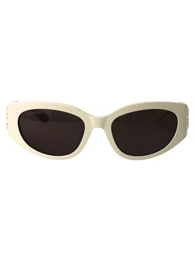 Balenciaga Sunglasses In Ivory-ivory-grey
