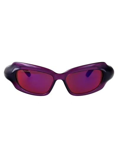 Balenciaga Sunglasses In Violet-violet-violet