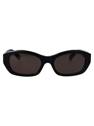 Balenciaga Squared Sunglasses Bb0476 S 001 In Black
