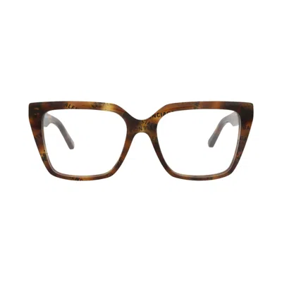 Pre-owned Balenciaga Square-frame Acetate Optical Frames 'havana/transparent' | Brown | Women's Size Onesize