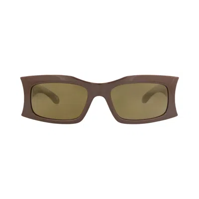 Pre-owned Balenciaga Square-frame Bio Injection Sunglasses 'brown/bronze' | Men's Size Onesize