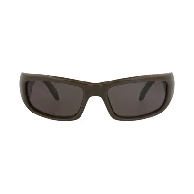 Pre-owned Balenciaga Square-frame Bio Injection Sunglasses 'brown/grey' | Men's Size Onesize