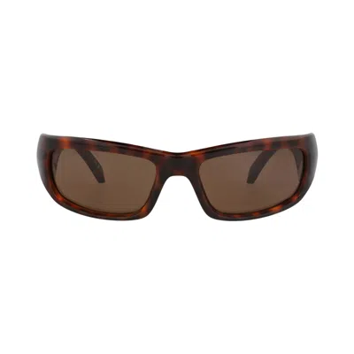 Pre-owned Balenciaga Square-frame Bio Injection Sunglasses 'havana/brown' | Men's Size Onesize