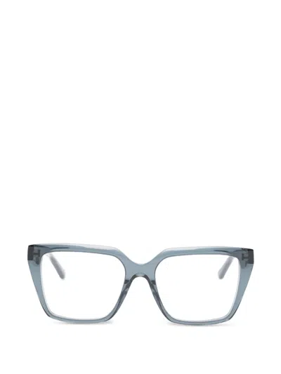 Balenciaga Square-frame Glasses In Blue
