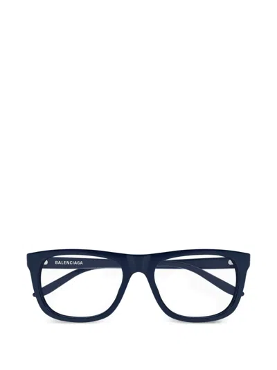 Balenciaga Square-frame Glasses In Blue