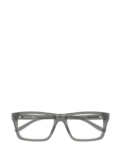 Balenciaga Square-frame Glasses In Gray