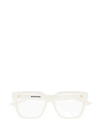 Balenciaga Square-frame Glasses In White