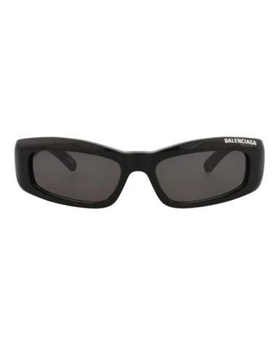 Pre-owned Balenciaga Squareframe Recycled Acetate Sunglasses/30013986001) In Black/grey (bb0266s