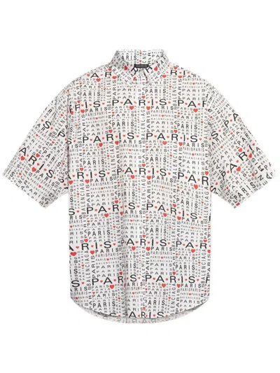 BALENCIAGA BALENCIAGA SS LARGE FIT SHIRT