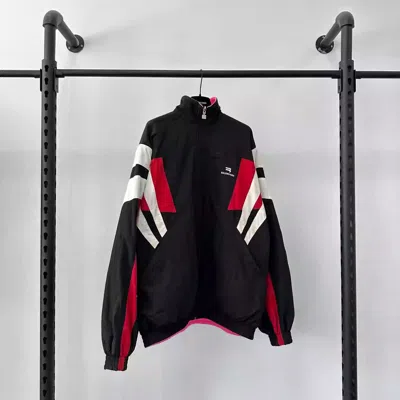 Pre-owned Balenciaga Ss22 Jacket In Black Pink