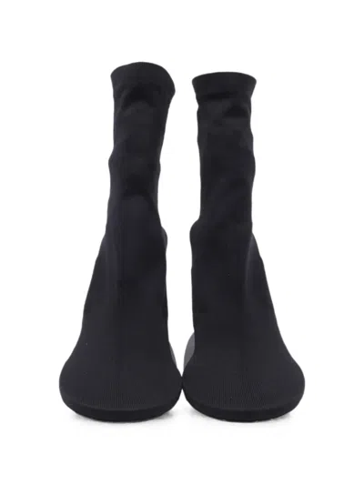 Pre-owned Balenciaga Stage Round-toe Boots In Black