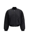 Balenciaga Standard Bomber Jacket In Blue