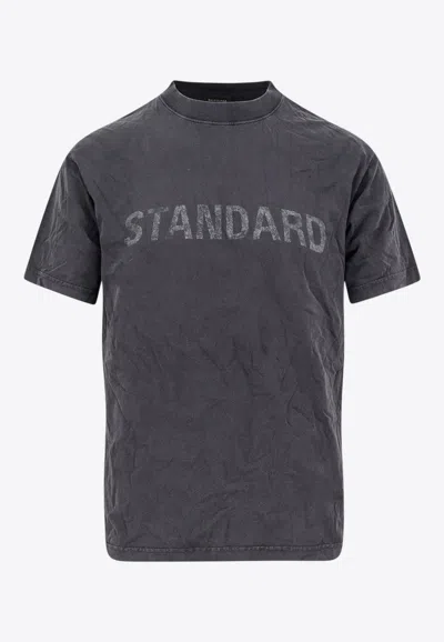 BALENCIAGA STANDARD PRINT FADED T-SHIRT