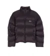 Balenciaga High Neck Puffer Down Jacket With Pockets In Purple