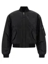 Balenciaga Standard Padded Bomber Jacket In Black