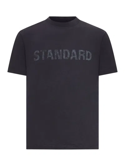 Balenciaga Standard Regular Fit T-shirt In Black Délavé