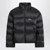 Balenciaga Black Standard Technical Fabric Down Jacket Men In Black