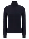 Balenciaga Standard Turtleneck Turtleneck Sweater In Blue