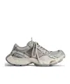 Balenciaga Men's Sneaker Stapler Beige/gray | Size 44 | 803681w3st4 In Gray
