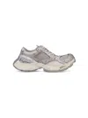 Balenciaga Multicolor Synthetic Leather And Mesh Stapler Sneakers