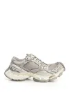 Balenciaga Multicolor Synthetic Leather And Mesh Stapler Sneakers