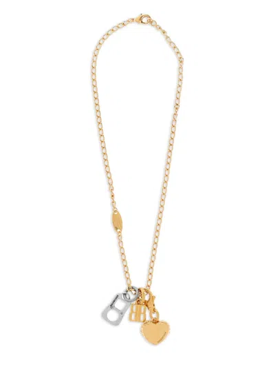 Balenciaga Statement-pendant Necklace In Pink