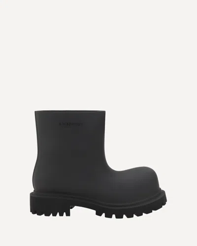 Balenciaga Steroid Ankle Boots In Black