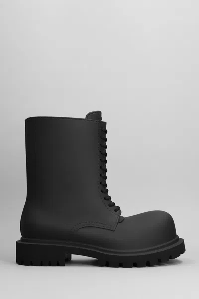 Balenciaga Steroid Boot Combat Boots In Black Eva