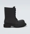 Balenciaga Steroid Combat Boots In Black