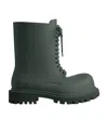Balenciaga Steroid Combat Boots In Green