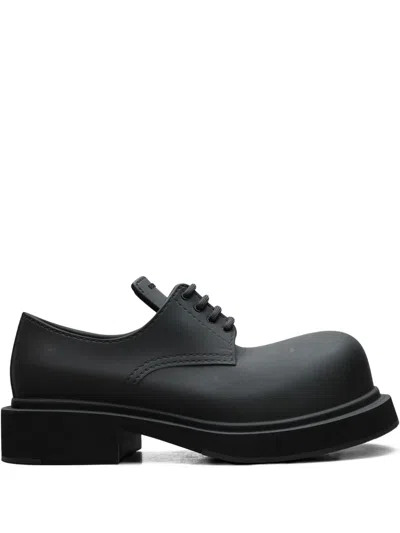 BALENCIAGA STEROID "TEAL GREEN" DERBY SHOES