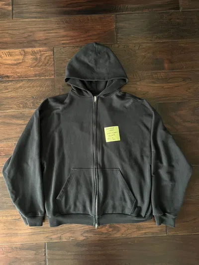 Pre-owned Balenciaga Sticky-note Zip-up In Black