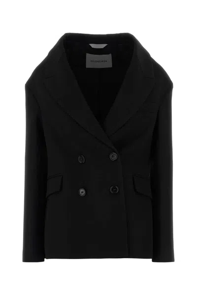 Balenciaga Stola Jacket In Black