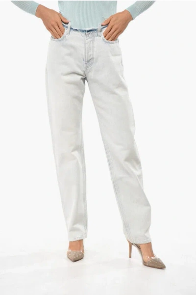 BALENCIAGA STONEWASHED EFFECT REGULAR FIT JEANS 18CM