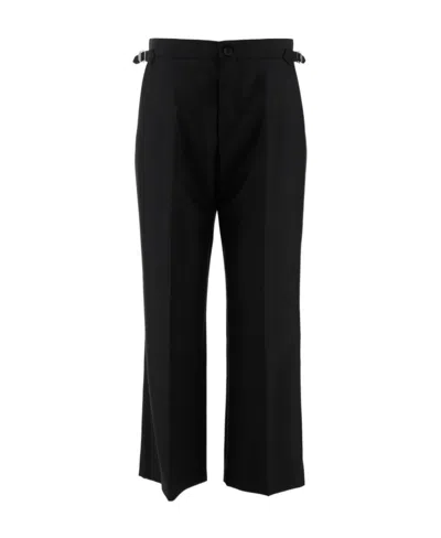 Balenciaga Straight Casual Pants In Black