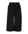 Balenciaga Straight Five-cent Pants In Black