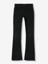 Balenciaga Women`s Slim Fit Bootcut Pants In Black/green/red In Black